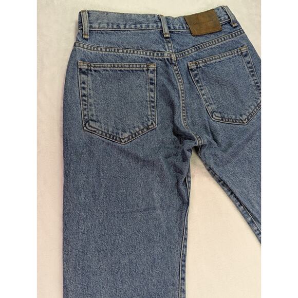 Calvin Klein Size 7 Ankle Jeans 100% Cotton Stone Wash High Rise VTG 90s - Picture 13 of 16